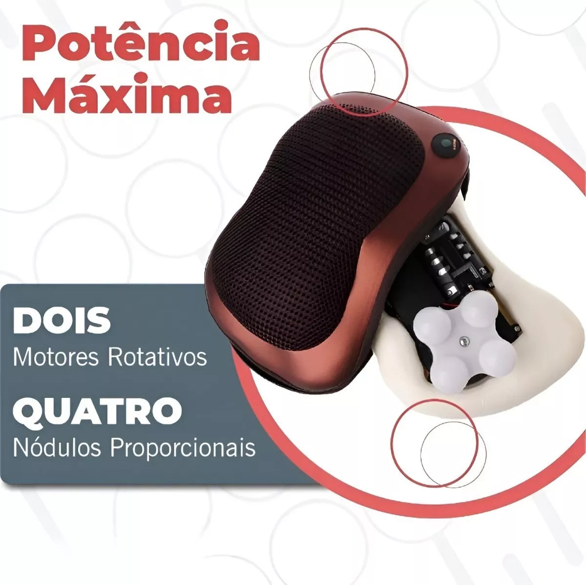 Almofada de Massagem Eletrônica