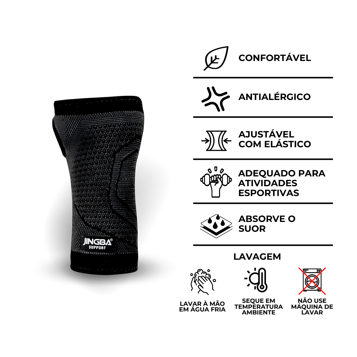 Munhequeira Compressiva Elástica
