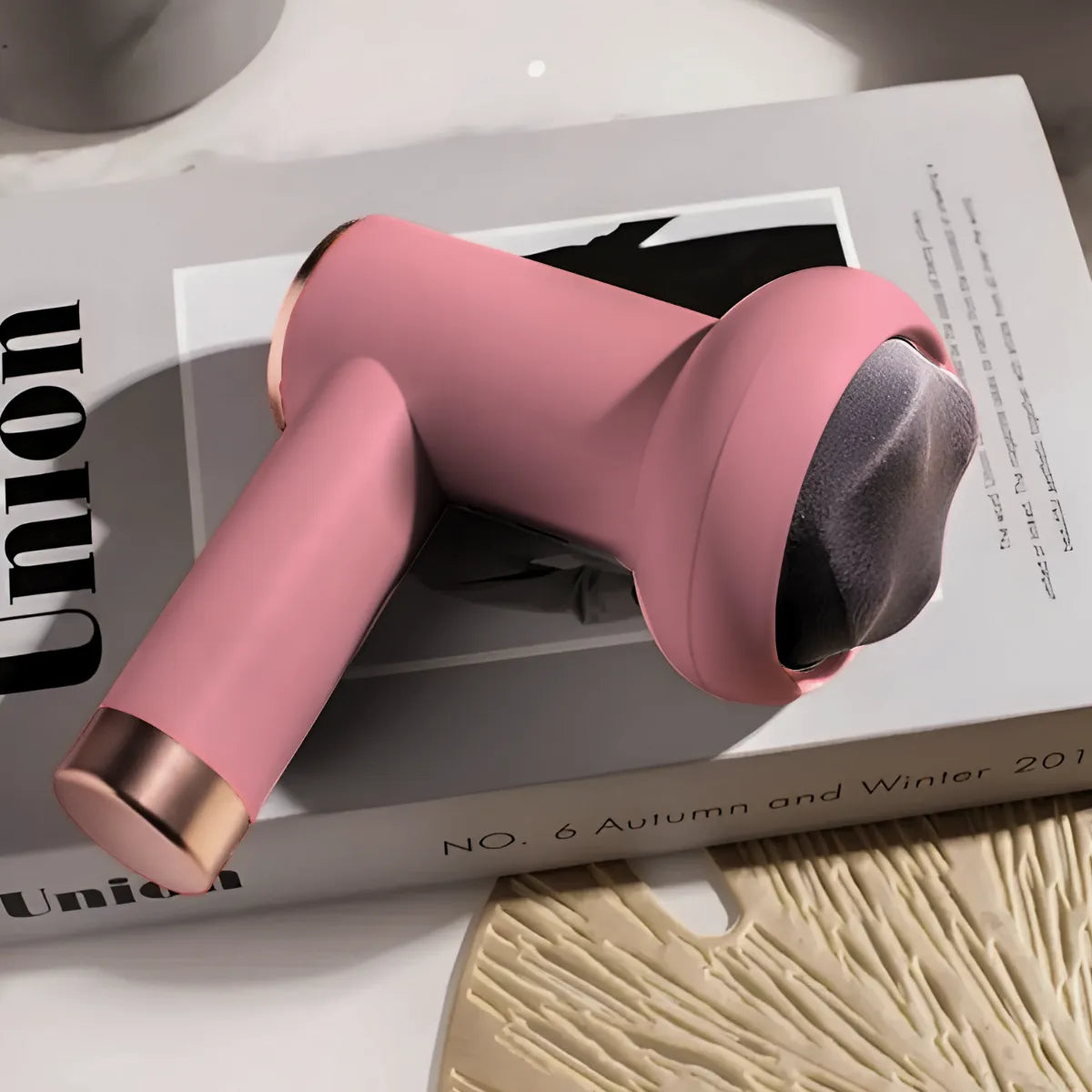 Massageador Corporal Elétrico Muscular Rosa