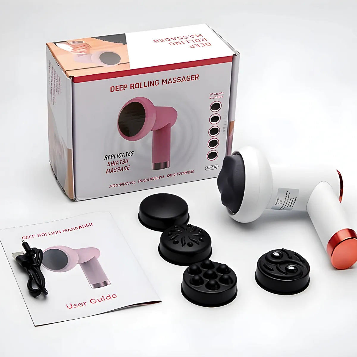 Massageador Corporal Elétrico Muscular Branco