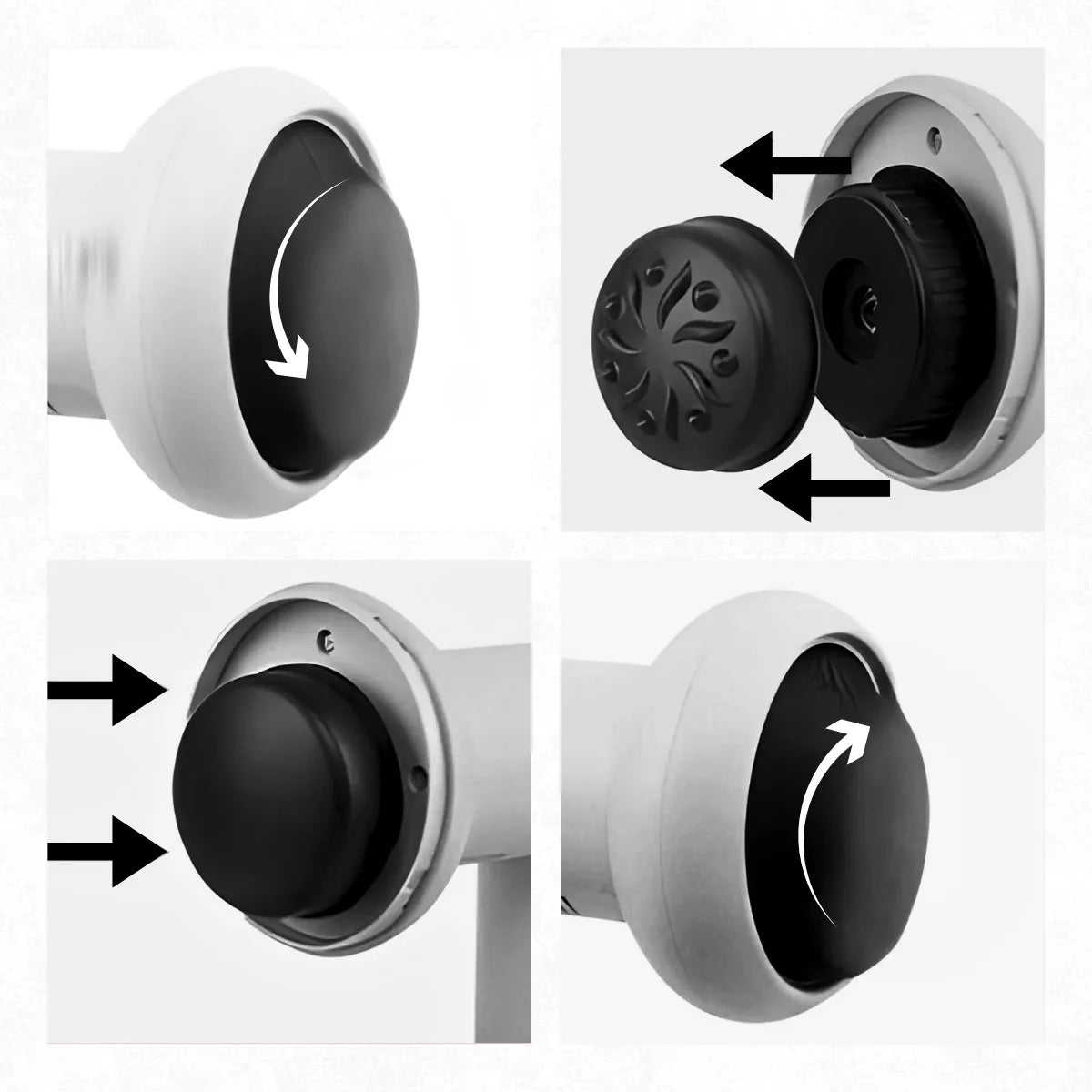 Massageador Corporal Elétrico Muscular Branco