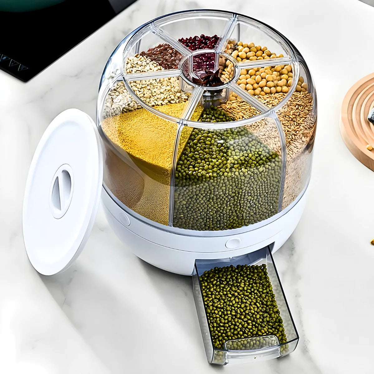 Dispenser de Alimentos e Grãos Giratório