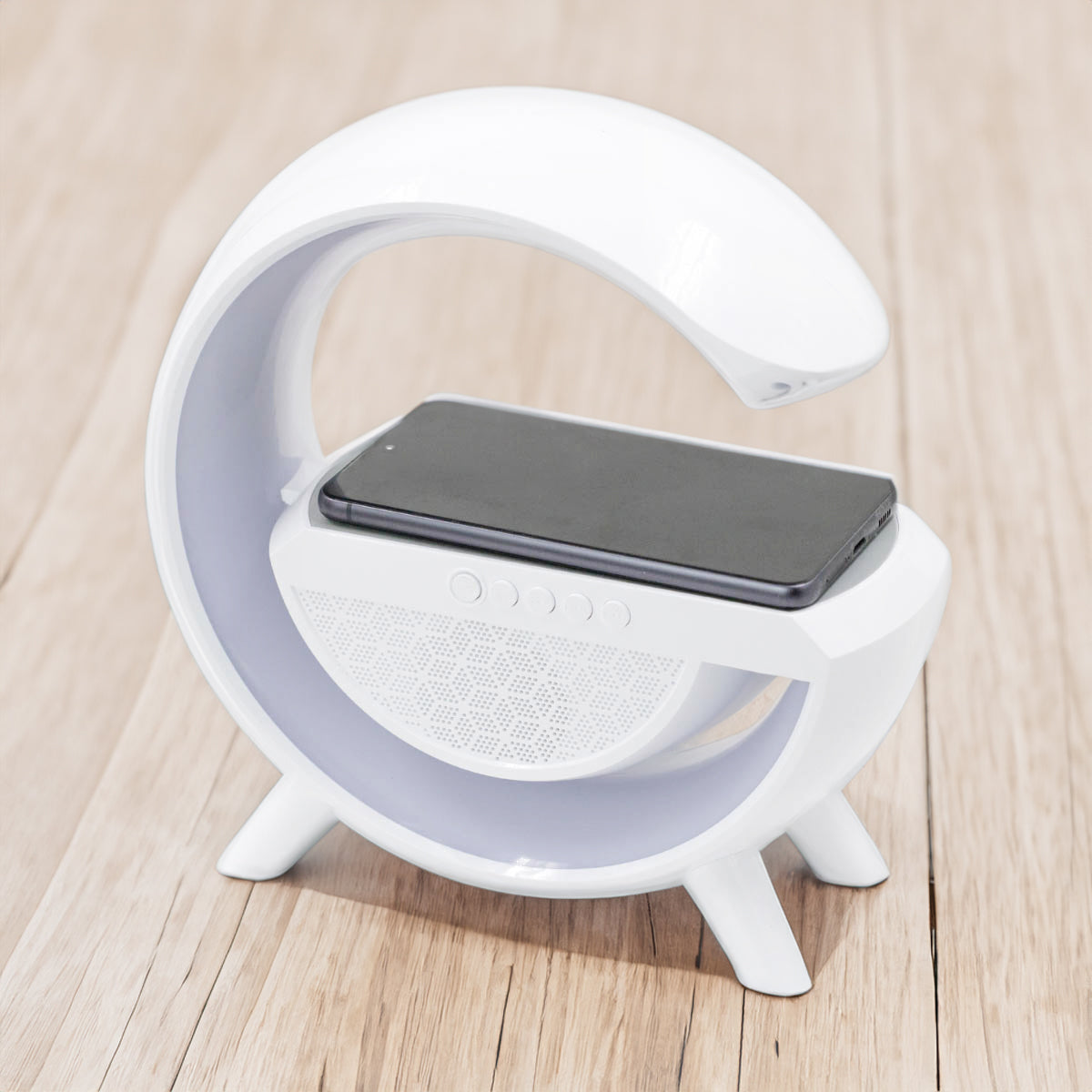 Caixa de Som Bluetooth com Carregamento por Indução