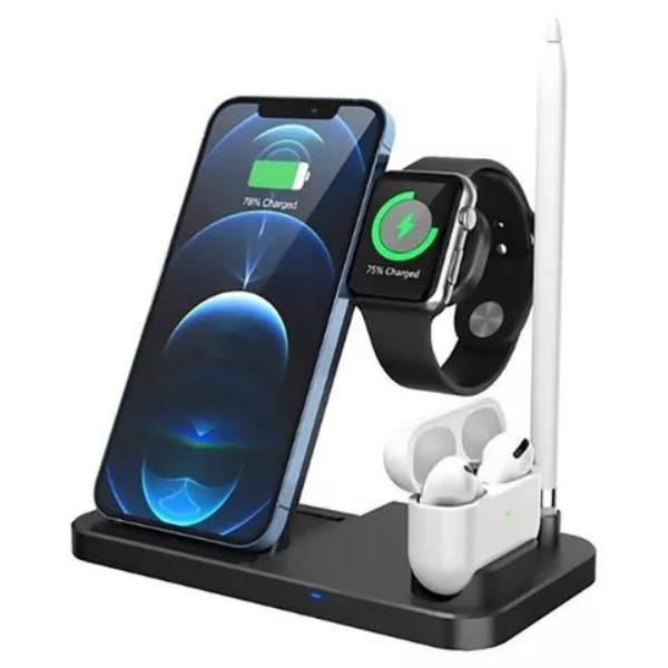 Carregador sem Fio 4 em 1