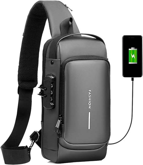 Bolsa de Ombro Masculina Anti Furto
