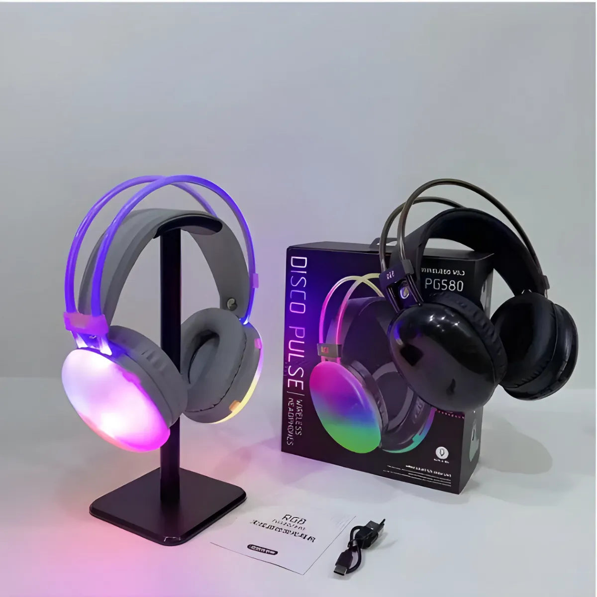 Fone De Ouvido Sem Fio Bluetooth com LED