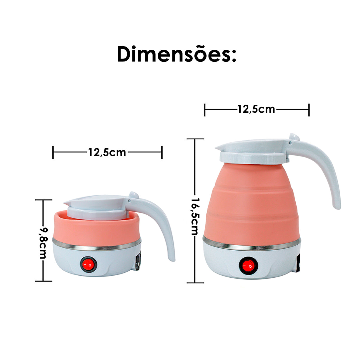 Chaleira Elétrica Dobrável