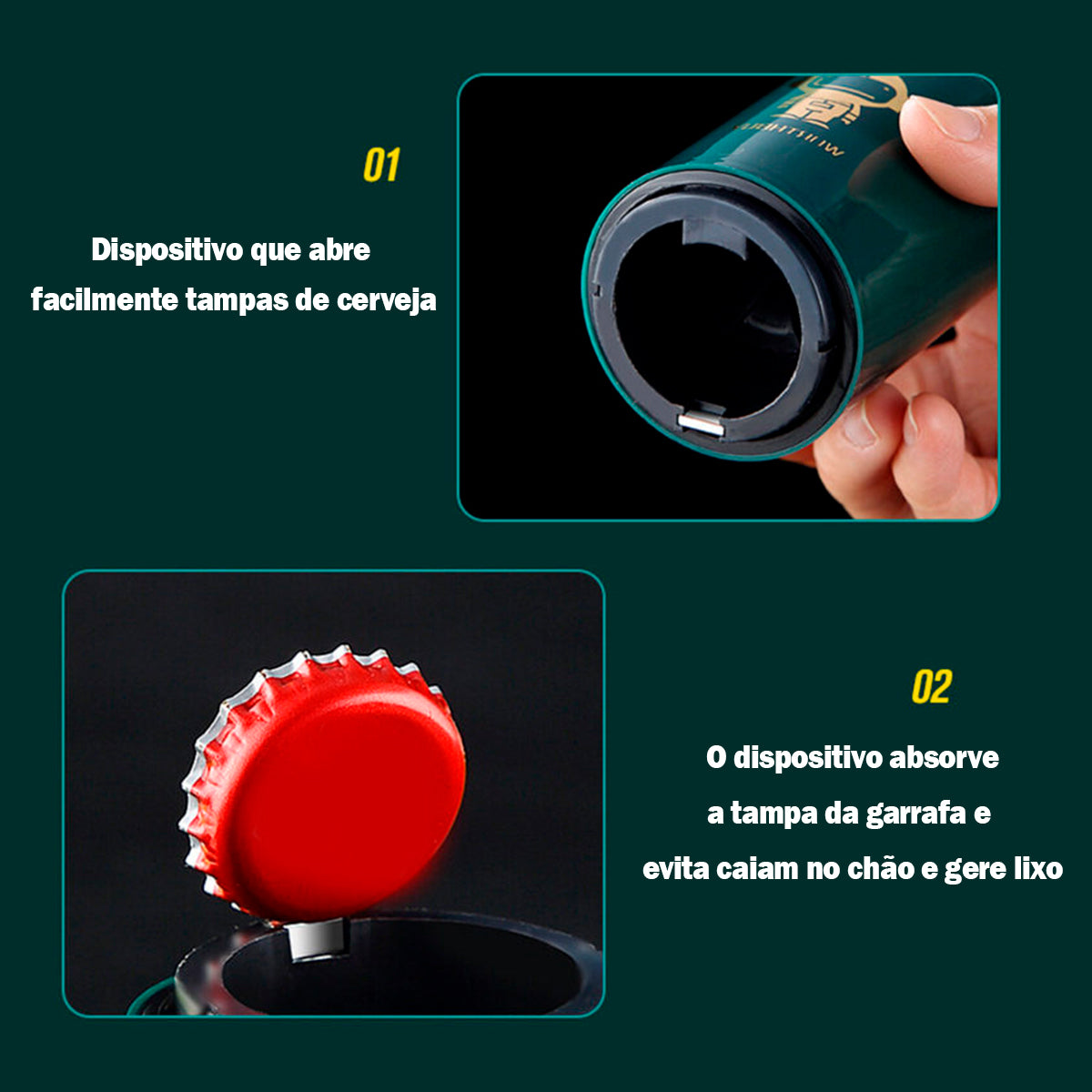 Abridor de Garrafa Magnético