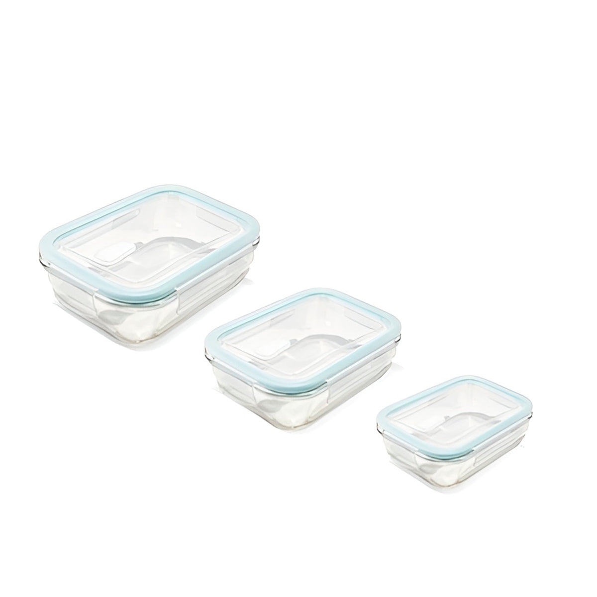 Conjunto de Potes de Vidro Temperado