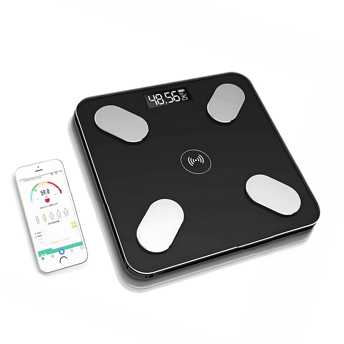 Balança Digital de Bioimpedância com Bluetooth